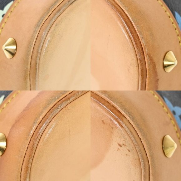 LOUIS VUITTON LV Logo Alma Hand Bag Monogram Multi Leather Black M92646 - Picture 2 of 16